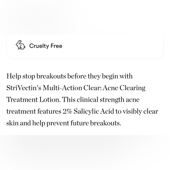 $5❤️🔥 StriVectin Multi-Action Clear Acne Clearing Treatment Travel Size 🪞 NEW - Picture 3 of 5